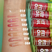 Lip Oil Lip Glaze, Soft Brush Head Hydrating Lip Glow Oil,Shiny Transparent Lip Gloss Plumping,Long Lasting Nourishing Non...