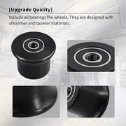 1 Pcs Rolling Seat Trolley Wheels Motivator2, Pr1000, Pr1000, Sport, Ultimate2, Schwinn - Product Image