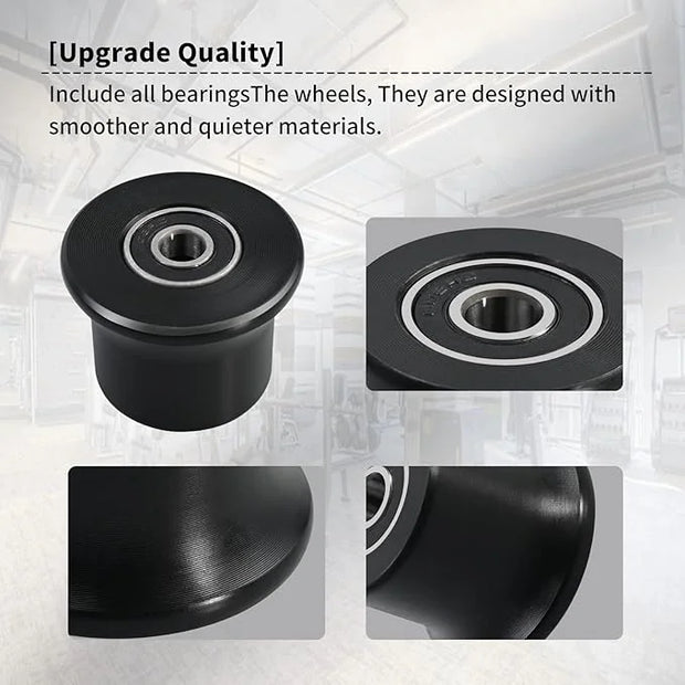 1 Pcs Rolling Seat Trolley Wheels Motivator2, Pr1000, Pr1000, Sport, Ultimate2, Schwinn - Product Image