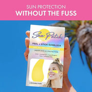 Hypoallergenic Sun-Screen Under Eye Patches, 100% Silicone UPF-50 UV Protection, Reusable, 1 Pack/4 Pairs, Yellow (Golf, S...