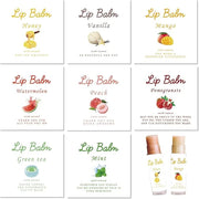 CRASPIRE 80Pcs 8 Styles Labels Lipsticks