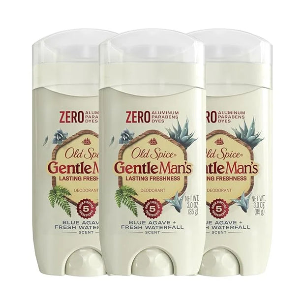 Old Spice GentleMan's Aluminum Free Dry Feel Deodorant for Men, 24/7 Lasting Freshness, Gentle on Skin with Skin Condition...