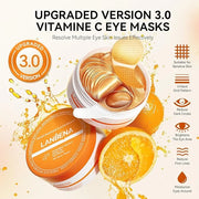 LANBENA Vitamin C Under Eye Patches for Dark Circles and Puffy Eyes, Cooling Eye Masks for Eye Bags, Fine Lines & Wrinkles...