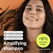 ATTITUDE Amplifying Shampoo for Curly Hair with Coconut Oil, EWG Verified, Vegan and Naturally Derived Ingredients, 2a, 2b...