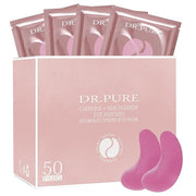 Dr. Pure Under Eye Patches for Puffiness: Caffeine Eye Mask for Dark Circles and Puffy Eyes with Niacinamide Hyaluronic Ac...