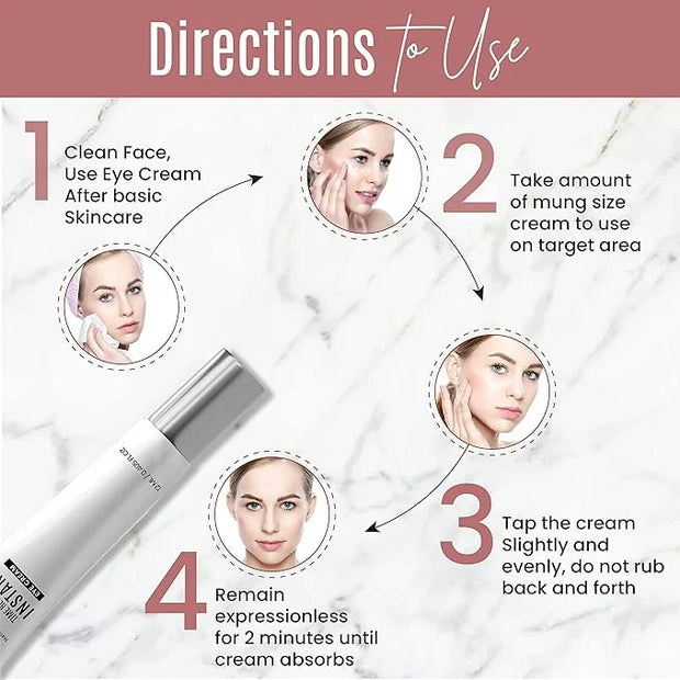 Instant Eyelift Cream Time Reverse Treatment For Dark Circles, Puffy Eyes, & Wrinkles Anti Aging Serum Reduces Under Eye B...