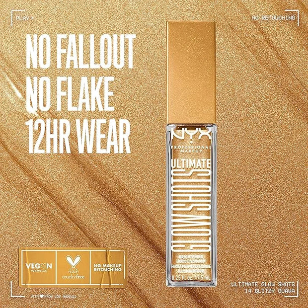 NYX PROFESSIONAL MAKEUP, Ultimate Glowshots Vivid Rich - Glitzy Guava - Product Image