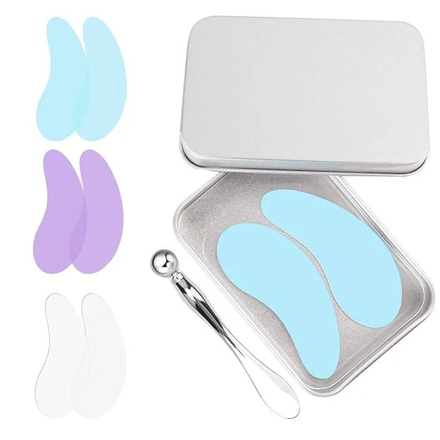 Reusable Eye Patches, 3 Pairs Eye Patches, Rreusable Under Eye Patches with Lifting Effect to Reduce Wrinkles and Fine Lin...