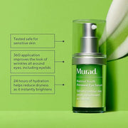 Murad Target Eye Wrinkles (3 Piece Value Set) - Retinol Eye Serum, Targeted Wrinkle Corrector, Retinol Eye Mask - Improves...