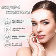 Kaely 12Pcs Forehead Wrinkle Patches,Facial Anti Wrinkle Patches with Collagen,Face Tape for Wrinkles for All Skin Types,S...