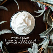 Shimmer Body Lotion with a Frosty Christmas Scent | Christmas Lotion Limited Edition with Organic Shea Butter | Body Butte...