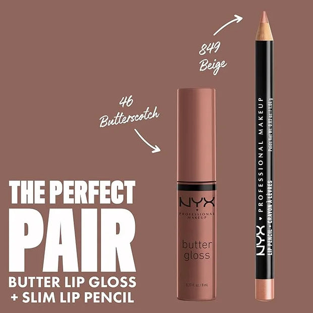 NYX PROFESSIONAL MAKEUP Butter Gloss Brown Sugar, Non-Sticky