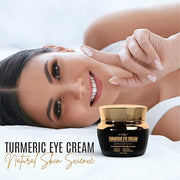 Turmeric + Vitamin C Eye Cream & Peptide Eye Gel – Hydrating & Soothing Formula for Under Eye Care, Puffiness & Fine Lines...