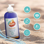 All Natural Hydrate Sea Mist Sea Plant Hand and Body Lotion for Women and Men, Essential Oil Scent, 16 Fl Oz, Non Comedoge...