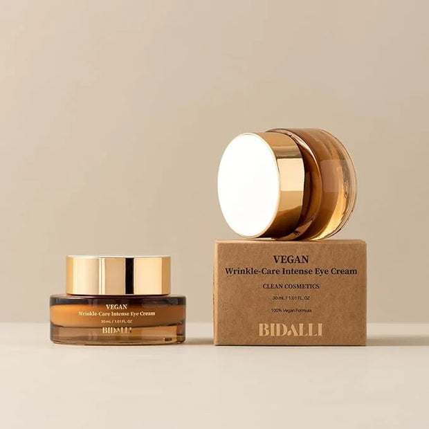 Vegan Wrinkle Care Intense Eye Cream for Anti-Aging Care, Dark Circle, Elasticity, Hydration - Korean Skin Care - 100% Veg...