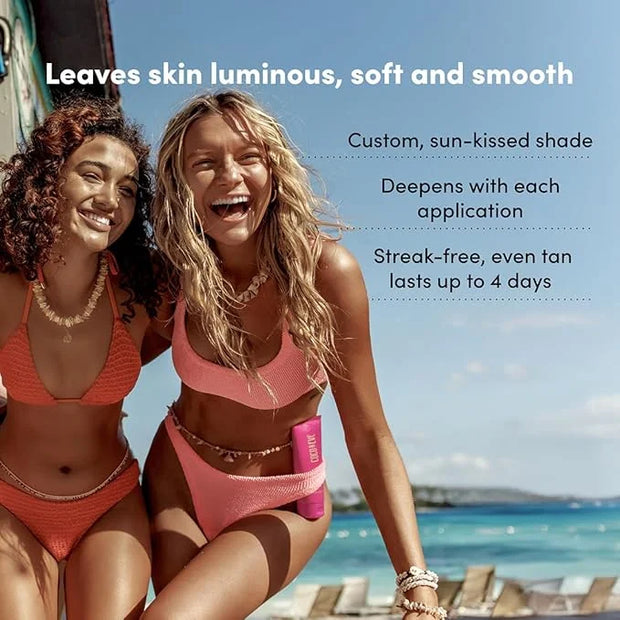 Coco & Eve Sun-kissed Gradual Tanning Lotion - Natural Sunless Moisturizing Tanner with 72H Hydration & Streak-Free, Build...