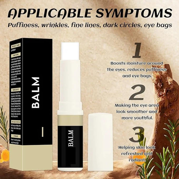 2PCS Eye Balm For Under Eye Bags, Turmeric Eye Bag Cream For Dark Circles, Dark Circles Under Eye Treatment, Eye Balm For ...