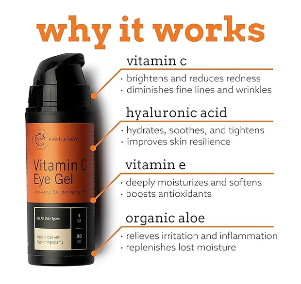 Eve Hansen Vitamin C Eye Gel and Facial Serum - Product Image