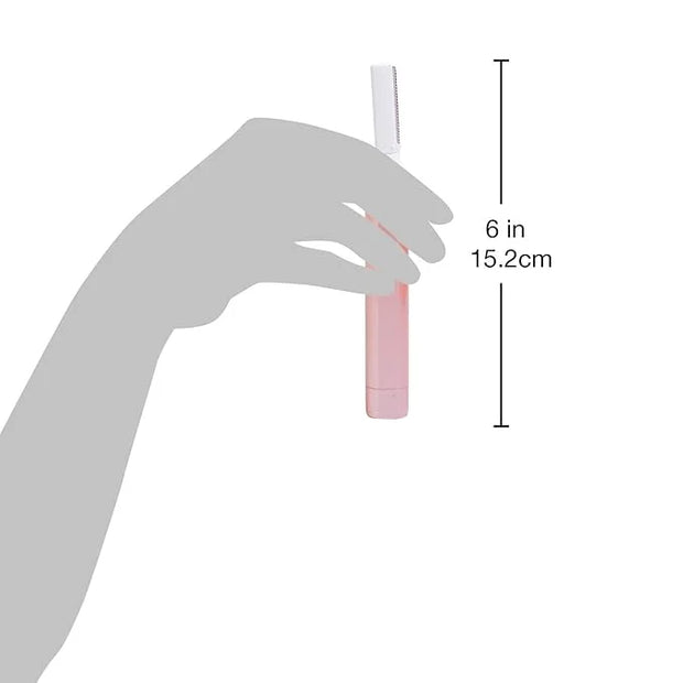 Kai About Face Sonic Beauty Wand with Bonus Eyebrow Shaper; Battery Operated Face Hair Remover; Face, Chin, & Lip Hair Rem...