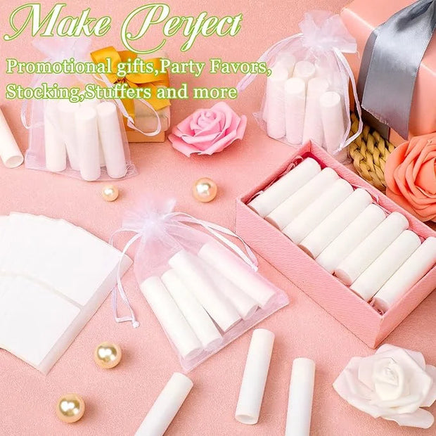 Demissle 150 Pcs Unlabeled Lip Balm Guests