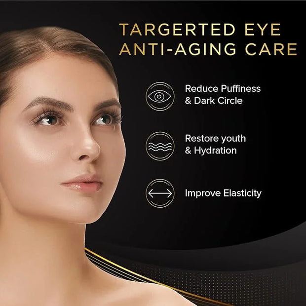 Eye Patches for Puffy Eyes - Under Eye Mask Dark Circles and Puffiness- Gold under Eye Patches, Collagen Eye Pads, Eye Bag...