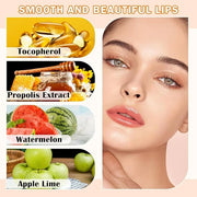 3PCS Bee Lip Balm Honey Pot Apple)