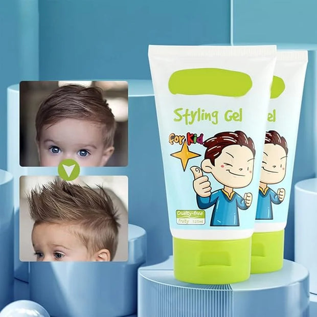 gowwim Kids Fresh Styling Hair Gel | Medium-Strong Hold | Not Greasy | Fruity Fragrance | 4.4oz - Product Image