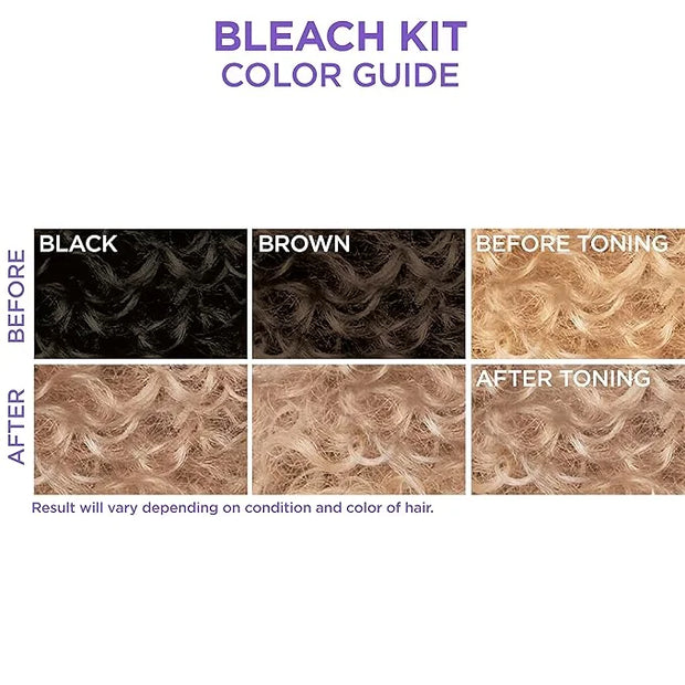 SoftSheen-Carson Interbeauty Dark and Lovely® Uplift Bleaching Kit with Powder, Developer, and Toner for Blonde Hair - Pro...