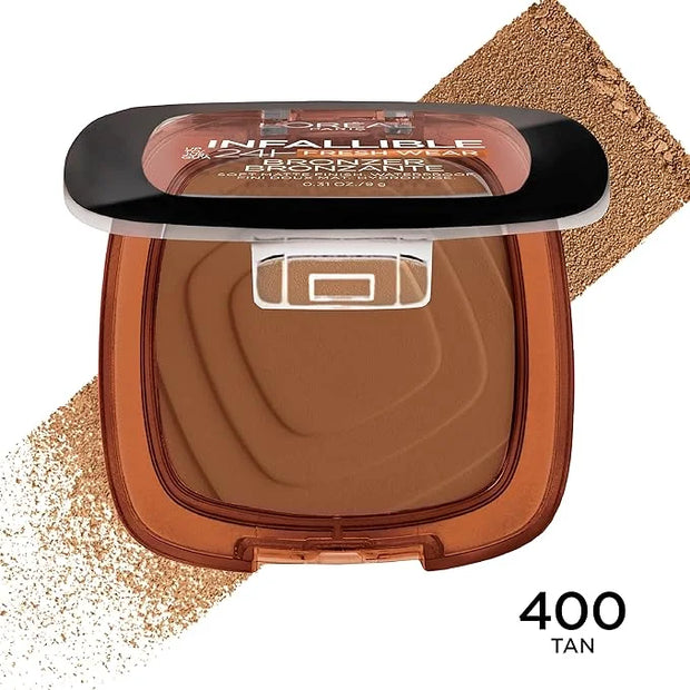 L'Oreal Paris Infallible Up to 24H Fresh Wear Soft Matte Longwear Bronzer. Waterproof, heatproof, Transfer, humidity and s...