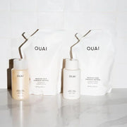 OUAI Medium Shampoo - Hydrating Shampoo with Coconut Oil, Babassu, Kumquat Extract and Keratin - Strengthens, Nourishes an...