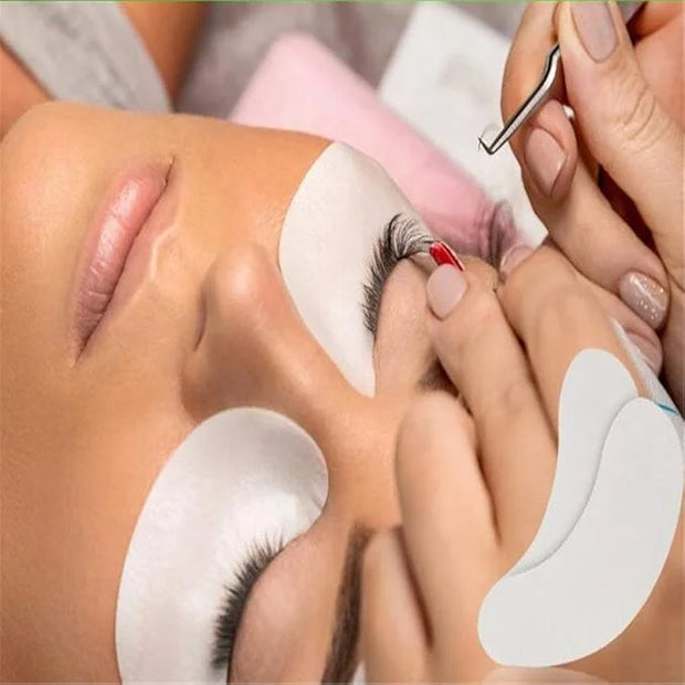 50 Pairs Eyelash Extension Under Eye Gel Pads Lint Free Eye Gel Pads for Eyelash Extension Supplies Beauty Makeup Eye Mask...