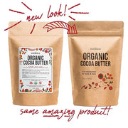 Organic Cocoa Butter Raw Unrefined, Food Grade USDA Certified Organic, for Scars, Stretch Marks Cream, Body Butter, Lip Ba...