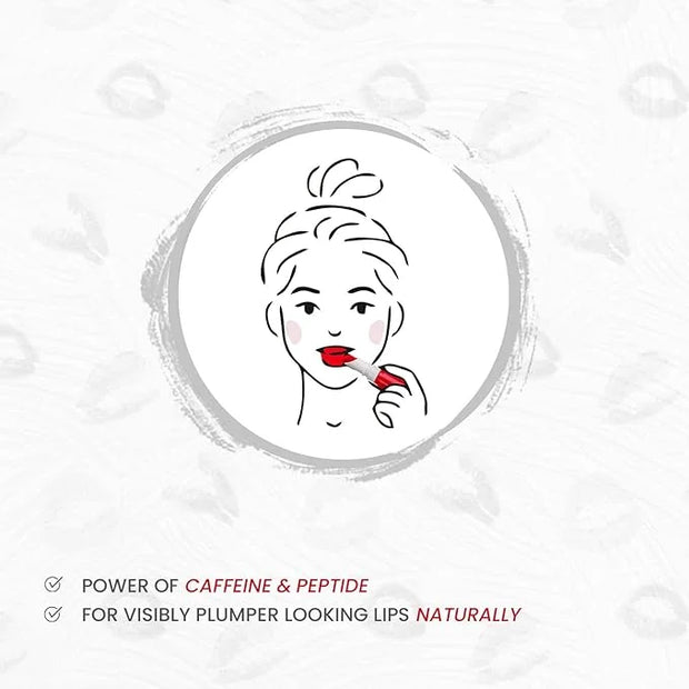 Glossy Lip Plumping Drops - Volumizing Lip Gloss With 8-Hour Plumping Effect - Vegan Formula With Caffeine & Grape Seed Ex...