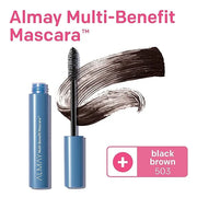 Almay Multi-Benefit Mascara and Eyeliner Duo Value Pack, Black Brown - Product Image