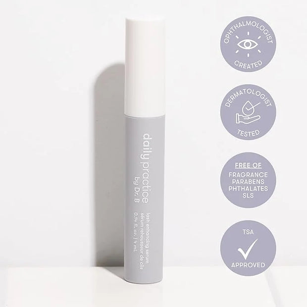 by Dr. B Lash Enhancing Serum – Peptides, Biotin, Niacinamide & Hyaluronic Acid – Paraben-Free, Phthalate-Free, Hydrating ...