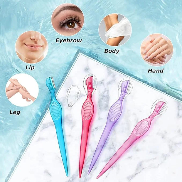 16 Pcs Small Eyebrow Razor for Women Portable Face Razors for Women Facial Hair Lip Trimmer Hair Shaving Removal Tool Derm...