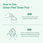BANILA CO Clean it Zero Green Peel Toner Pad | Vegan Korean Dual Textured for Gentle Exfoliating | Green Complex and LHA t...