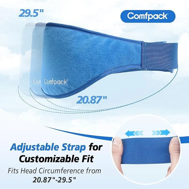 Eye Mask for Dry Eyes, Microwave Warm Compress for Eyes with Washable Cover, Remove Styes, Chalazion Therapy Heating Pad H...