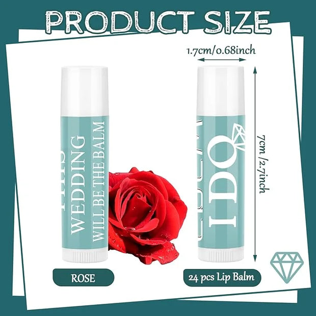 24 Pcs Bachelorette Lip Balm I (Green)