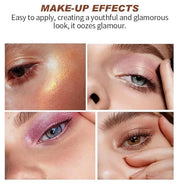 12 Colors Pink Eyeshadow Palette, Mini All in