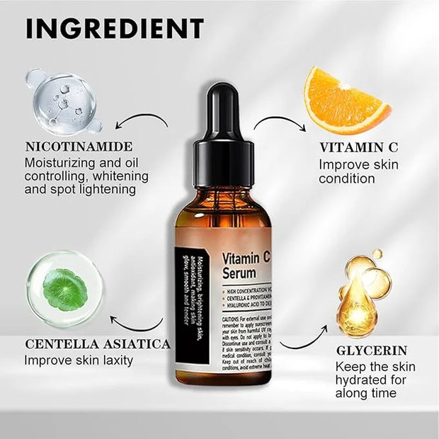 Crema De Baba De Caracol Original, 92% Snail Mucin Moisturizer Korean Skin Care Set, Snail Mucin Serum, Vitamin C Facial S...