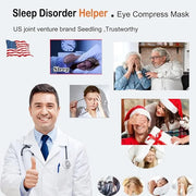 Heated Eye Mask, Dry Eyes, Sleep Mask, Use Damp-Heat Therapy To Unclog The Glands, Restore Puffy Eyes and Dark Circles, Re...