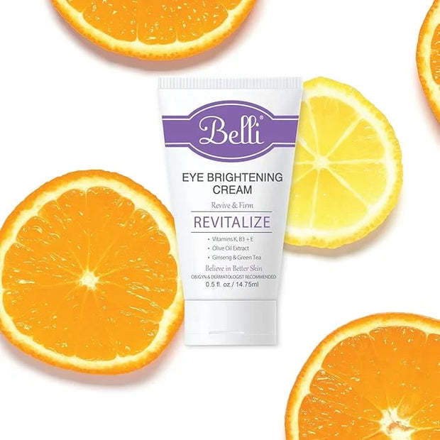Belli eye cream for brightening wrinkles dark circles anti-aging skin renewing and puff, Enriched Vitamin | Skin Smoothing...