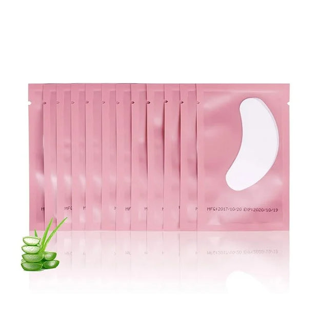 100 Pairs Set Gel pads for eyelash extensions, Comfy and Cool Under Eye Pads for Eyelash Extensions Eye Patches Beauty Too...