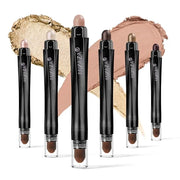 6PCS Cream Eyeshadow Stick Makeup Sets, Metallic And Matte Shimmer Eye Shadow Eye Brightener Stick Pencil Crayon, A10-Quar...