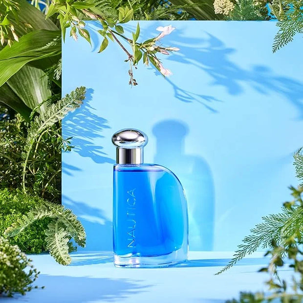 Nautica Blue Men's 3 pc. Eau de Toilette, Body Wash and Toiletry Bag Holiday Gift Se - Product Image