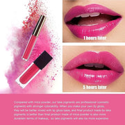 Lip Gloss Pigment Powder Natural Lip Dye 5 Colors x 10G and White Metallic Shimmer Pearl Glitter Pigment Powder for Lip Gl...