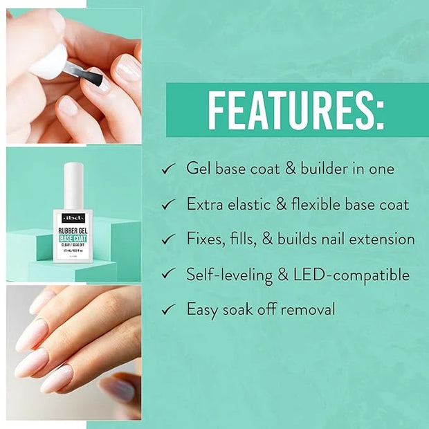 IBD Rubber Gel Base Coat 0.5 oz - Product Image