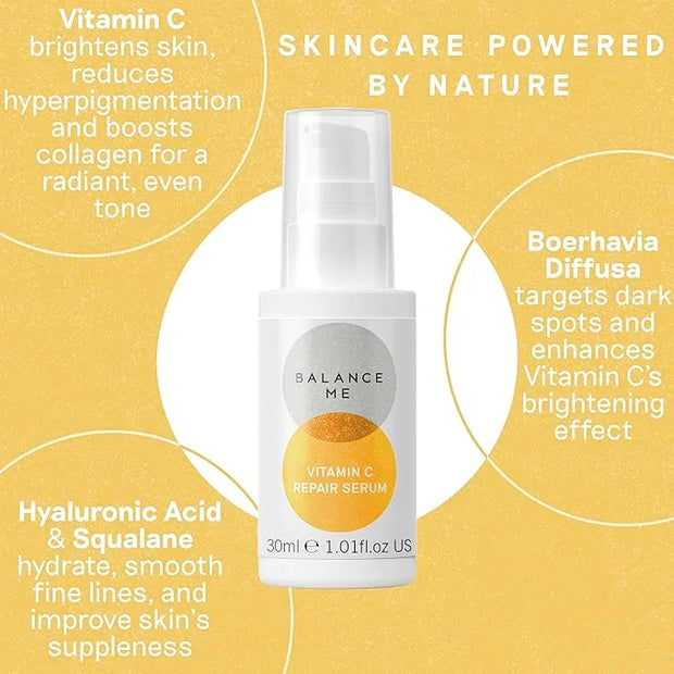 Balance Me Gift Set Renew + Revitalise Vitamin C Repair Serum, Wonder Eye Cream, 2 award winning products, Renew and Revit...