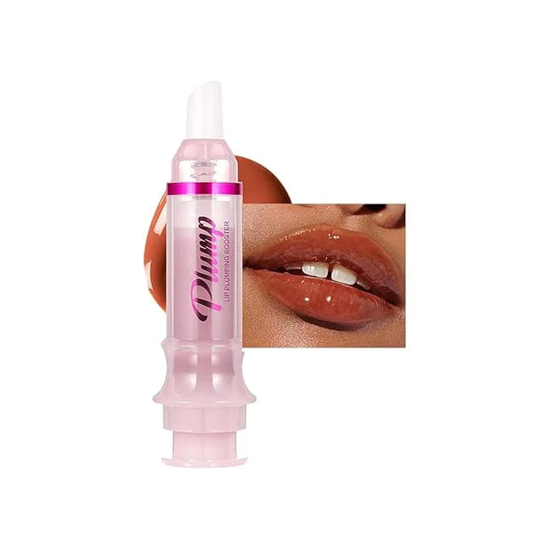 Lip Plumping Lip Gloss, High-Shine & Volumizing Lip Plumping Lip Glass Mirror Lip Glaze Lip Makeup, Long-lasting moisturiz...